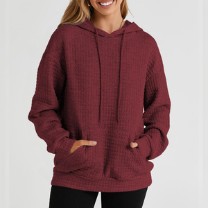 Sweat à capuche respirant en polaire doux pour femmes, tendance streetwear, vente chaude, fournisseur direct d'usine, sweat à capuche pour femmes - Product Image 6