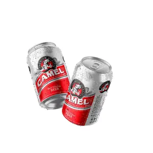 Iyi fiyat deve Lager bira 330ml AB Vietnam içecek Whosale gelen yüksek kalite ile kalaylı olabilir
