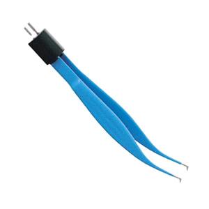<b>Precision</b> <b>Tools</b> Bayonet Non Stick 1.0 mm Tip 20.0 cm Length Advanced Medical Devices Surgical Equipment Bipolar Forceps - Product Image 2