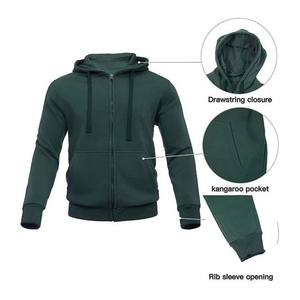 Meilleures ventes en gros de survêtements pour hommes vêtements de sport ensembles de deux pièces survêtements décontractés d'hiver en coton polaire de haute qualité - Product Image 5