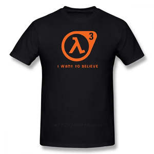 Camiseta de Juego Half-Life 3 100% Algodón, Estilo Deportivo con Patrón 3D, Jersey de Alto Gramaje (220gsm) - Product Image 1