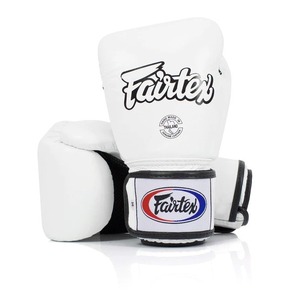 ถุงมือชกมวยแฟร์เท็กซ์คุณภาพสูงแบบมืออาชีพ สไตล์เม็กซิกัน สำหรับฝึกซ้อมและแข่งขัน ผลิตจากหนังแท้ 100% - Product Image 4