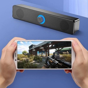 Bt5.0 Chế Độ Kép 3.5Mm Có Dây/USB + BT Máy Tính Soundbar Bass Boost Cắm Chơi PC Máy Tính Xách Tay Chơi Game & TV Âm Thanh Thanh - Product Image 2