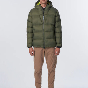 Chaqueta acolchada utilitaria de invierno de talla grande para hombre personalizada al por mayor, chaqueta acolchada de tela de lona con cremallera, abrigo de burbujas para hombre, ropa de fabricante - Product Image 4