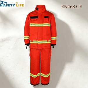 Uniformes de Bombero Amarillos y Grises, Cómodos, Elásticos, Resistentes a la Abrasión, Tallas L a XXXXXL, Suministro Confiable de Fábrica, Económicos - Product Image 5