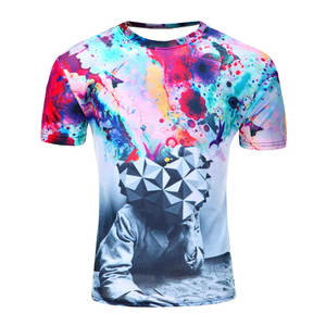 Camiseta Moderna Casual para Hombre, Sublimada, de Alta Calidad, Secado Rápido, Ecológica, 100% Poliéster, Ligera, Apta para Uso Diario - Product Image 1