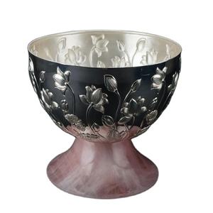 Cuenco con diseño de hojas blancas y negras para cocina, cuencos para servir con forma redonda, frutas secas, hechos a mano, para el hogar, Hotel, restaurante - Product Image 5