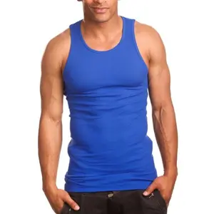 Top Quality100% Cotton O-Neck 2024 Summer Breathable New Fashion Solid Color Men's Tank Tops Male Solid Supplier From BD