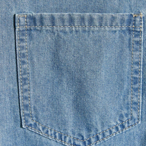 Cậu bé Quần áo Bangladesh jeans Nhà cung cấp Áo sơ mi người đàn ông rửa Túi Ngắn Tay Áo sơ mi đồng bằng màu xanh tùy chỉnh vá bông denim áo khoác - Product Image 4