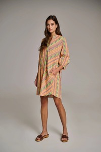 Nouvelle collection d'été Robe courte élégante et élégante avec poches pour femmes, parfaite pour les occasions décontractées et formelles - Product Image 2