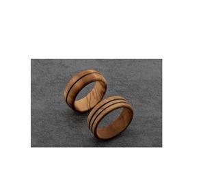 Beau porte-rond de serviette en bois écologique pour les banquets de mariage dîners formels avec un cadre de table rustique naturel - Product Image 1