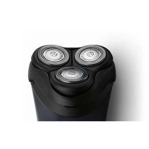 Afeitadora Eléctrica con Cable y Cuchillas Triples Autoafilables para Rostro, Mini Afeitadora Rotatoria en Alemán - Product Image 6