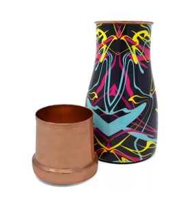 Bouteille imprimée en cuivre pour fabricant d'accessoires directs de salle de sport Bouteille d'eau en cuivre de luxe Meilleure vente - Product Image 3