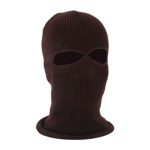 Nouveau 2026 Meilleure Qualité Bonnet Balaclava Tricoté à 2 Trous Hiver Cache-cou intégral pour Hommes - Product Image 3