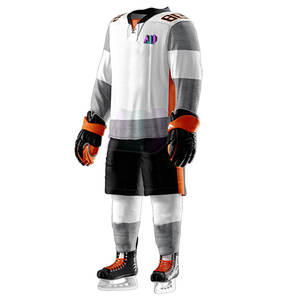 Uniformes de Hockey sobre Hielo Fabricados en Pakistán, Transpirables, de Poliéster que Absorbe la Humedad, Adecuados para Equipos, Pedidos al por Mayor - Product Image 5