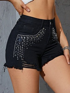 Nouveau élégant lavé femmes Shorts Top qualité personnaliser Design Denim Shorts 2025 été jean Shorts pour femmes - Product Image 6