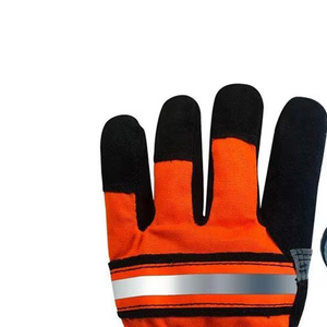 Gants en cuir industriel à double renfort de paume Gants de sécurité pour le dos en coton respirant avec protection renforcée - Product Image 4