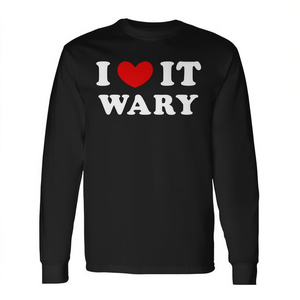 Camiseta de Manga Larga Premium con Estampado 'I Heart It' 'I Love It' para Uso Promocional - Product Image 2