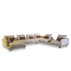 Vitoria Sofa Metalen Poten Modern En Minimaal Design Houten Frame En Hoge Kwaliteit Spons Sterke Structuur