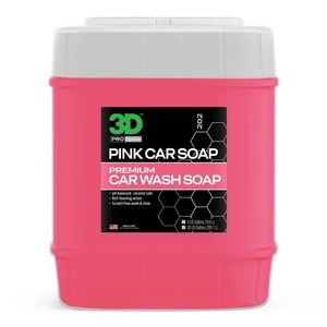 Jabón para Lavado de Autos 3D Rosa y Potenciador de Brillo, Fórmula de Alta Espuma con pH Neutro, Cubeta de 5 Galones - Product Image 5