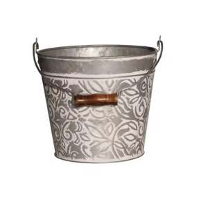 Nouveau Design attrayant forme personnalisée jardinière galvanisée accessoires de décoration pour balcon décor plantes Pot à prix raisonnable - Product Image 6
