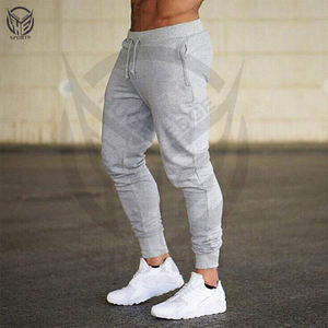Pantalon de jogging pour homme Pantalon droit d'été en coton/polyester pour homme Pantalon élégant de couleur pure pour homme Pantalon de jogging pour homme - Product Image 2