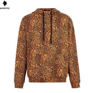 เสื้อฮู้ดดี้วินเทจฟอกสีสไตล์ดิสเทรส ผ้าฝ้ายเฟรนช์เทอร์รี่ 100% พิมพ์ลายปักนูนสำหรับผู้ชาย สีพื้น ไอเทมฤดูหนาว แห้งเร็ว - Product Image 1