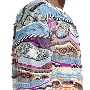 Custom Logo Men Printed Knit 100% Cotton Breathable Winter Casual <b>Pullover</b> <b>Sweater</b> for Men Streetwear - Product Image 6
