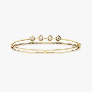 Classic Style Daily 3mm Tennis <b>Bracelet</b> moissanite Diamond Tennis <b>Bracelet</b> 10k 14k 18k Yellow <b>Gold</b> Tennis <b>Bracelet</b> for Women - Product Image 5