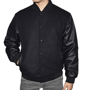 Conception OEM séchage rapide respirant haute qualité 100% laine personnalisé en gros veste universitaire décontractée à vendre - Product Image 2