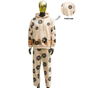 Chándal con estampado de flores Transpirable Impreso Clásico Hombre y mujer Conjuntos de equipo de calidad Directo de Pakistán - Product Image 2