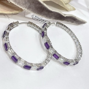 Boucles d'oreilles élégantes faites à la main Doublet Hoops avec torsion traditionnelle pour les tenues de fusion Boucles d'oreilles pour femmes pour la mode de fête - Product Image 1