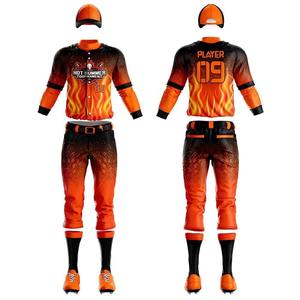 Conjunto de uniforme de béisbol deportivo Unisex más vendido personalizado transpirable suave impreso equipo desgaste 100% poliéster secado rápido antibacteriano - Product Image 4