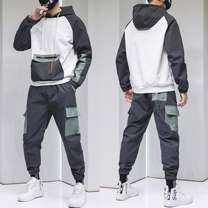 Survêtement 2 pièces pour homme, haut de gamme, décontracté, à la mode - Product Image 2