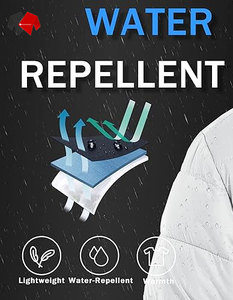 แจ็กเก็ตขนเป็ดคอปกตั้งสำหรับผู้ชายสไตล์ลำลองสำหรับฤดูหนาวผ้าทอและการออกแบบโลโก้ด้านหน้าแบบกำหนดเอง - Product Image 4