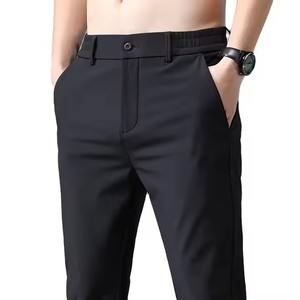 <b>men's</b> pants <b>men's</b> trousers 2025Summer Pants <b>Mens</b> Stretch Korean Casual <b>Slim</b> <b>Fit</b> <b>Jogger</b> Business Classic Trousers Male Thin - Product Image 1