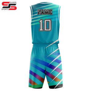 Maillot de basket-ball et de football personnalisé de haute qualité pour hommes Impression par sublimation avec logo d'équipe Ensemble d'uniformes de basket-ball en gros - Product Image 6