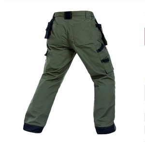 Pantalon cargo d'outillage robuste pour hommes de qualité supérieure avec pantalons de travail à poches multiples fabriqués en INDE - Product Image 4