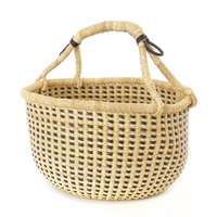 Vietnam usine jonc de mer panier grand stock style africain paille naturelle sacs et paniers d'herbe de mer
