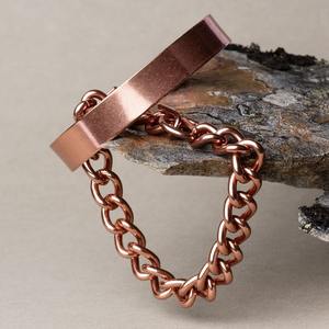 Open design copper <b>bracelet</b> with traditional indian engraved motifs <b>for</b> men <b>women</b> arthritis relief <b>magnetic</b> healing therapy - Product Image 4