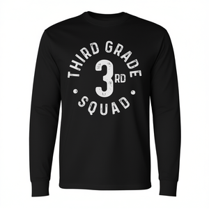 Camiseta Personalizable de Manga Larga para Niños de 3er Grado, Diseño Promocional con Diseño de Maestro para Niños - Product Image 3