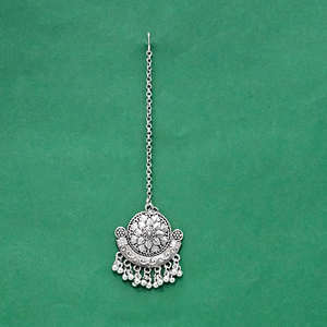 Classic Oxidised Plating Tikka for <b>Bridal</b> <b>Headwear</b> - Product Image 3