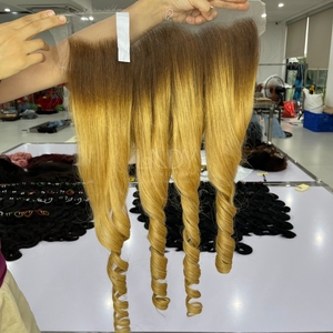 ชุด2025ผมมนุษย์สำหรับต่อผมจริงชุดผมแบบบางสำหรับเด็กผมลอนแบบปรับแต่งสีได้ตามต้องการ - Product Image 6