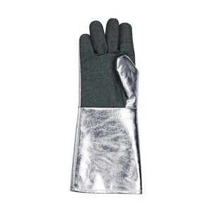 Venta al por mayor de guantes de protección de manos resistentes al calor Fabricantes DE TRABAJO Guantes de seguridad de cuero - Product Image 5