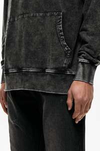 Sweat à capuche surdimensionné en coton de haute qualité pour homme, délavé à la pierre, résistant, brodé, imprimé en 3D personnalisé, en polaire, appliqué pour l'hiver - Product Image 5