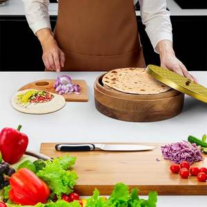 Caja de madera Chapati Caja de tendencia Chapati 100% Precio de fábrica directo natural Hecho a mano indio - Product Image 3