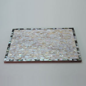 Bandeja de servicio moderna hecha a mano con incrustaciones de hueso y resina, tamaño personalizado para el hogar, Hotel, mesa, comedor, bandeja decorativa, plato - Product Image 3