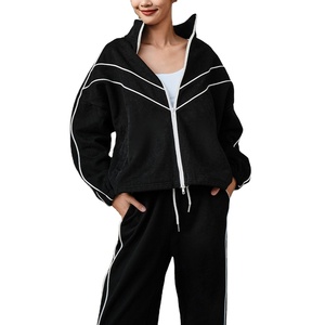 ชุดวอร์มแฟชั่นใหม่สำหรับทุกเพศ อุ่นสบายด้วยผ้าฟลีซซับใน 100% ผ้าฝ้าย ป้องกันลมหนาว ดีไซน์ 2-in-1 ปรับแต่งได้ ราคาขายส่ง ปี 2026 - Product Image 4