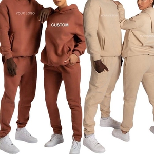Vente en gros : Créez votre propre ensemble de sweat-shirt à capuche et pantalon de jogging en polyester/coton doublé de polaire à séchage rapide pour homme - Product Image 6
