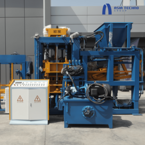 Máquina de pavimentación de vibración automática hidráulica para construcción de hormigón, línea de producción de ladrillos con mosca de arena, molde esencial PLC - Product Image 6